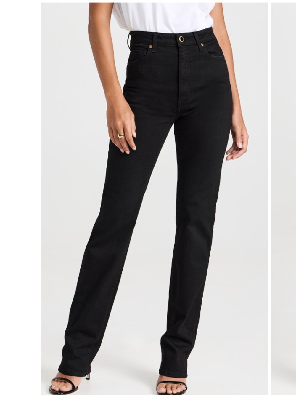 Khaite Danielle Jeans in Wilcox Stretch